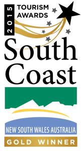 South Coast Tourism Awards - Gold Winner 2015